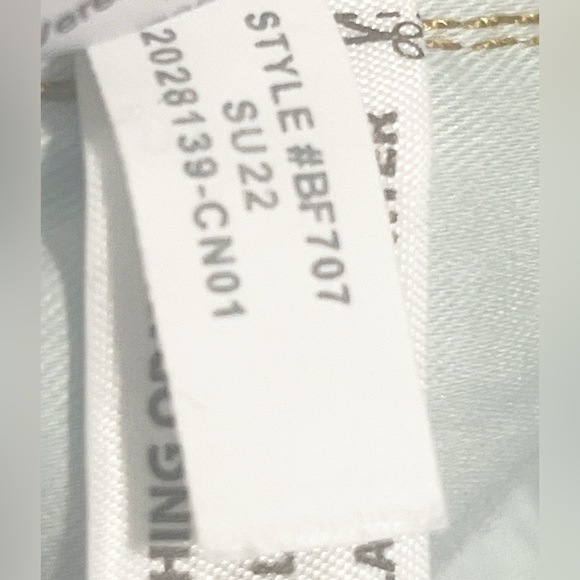 J. Crew Demi Boot Crop Pants Denim Light Blue Jeans Button Size 26 - Picture 8 of 9